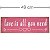 Placa Decorativa em MDF - Love is All You Need 15X45cm - Imagem 1