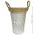 Vaso Metal Alça em Juta - Original 1892 - Ref SL4101-3 - Imagem 1