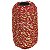 Barbante Listrado com fio ouro 25 m - Vermelho Ref 8643 - Imagem 1