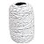 Barbante Listrado com fio ouro 25 m - Branco Ref 8640 - Imagem 1