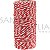 Barbante Listrado 1,5mm B3B4 - rolo com 100m - Vermelho - Imagem 1