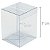 Caixa de Acetato Ref. 60 - 5,5 x 5 x 7 cm - 20 unid. - Imagem 1