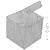 Caixa de Acetato MB 2 - 8 x 8 x 8 cm - 20 unid. - Imagem 1