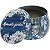 Caixa de Metal Ref. 03563 - Romantic Garden Azul Petróleo - Imagem 1