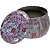 Caixa de Metal Ref. 03563 - Floral Lilás - Imagem 2