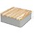 Caixa de Metal 17 x 6 cm Quadrada Ref.3334 - Imagem 3