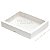 Caixa Retangular com Visor S9 19 x 25 x 4 cm - 10 unid - Branco - Imagem 1