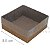 Caixa de Papel Kraft com Tampa de PVC CH-07 8,5x8,5x3,5 cm - 20un. - Imagem 1