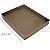 Caixa de Papel Kraft com Tampa de PVC CH-05 24x19x3 cm - 20un. - Imagem 1