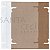 Caixa de Papel Kraft com Tampa de PVC CH-05 24x19x3 cm - 20un. - Imagem 2