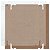 Caixa de Papel Kraft com Tampa de PVC CH-04 17,5x17,5x3 cm - 20un. - Imagem 2