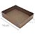 Caixa de Papel Kraft com Tampa de PVC CH-02 14x11,5x3 cm - 20un. - Imagem 1