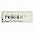 Etiqueta Adesiva - 100 unid. - Felicidade Pergaminho - Ouro - Imagem 1