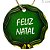 Etiqueta Tag Redonda Feliz Natal 10 unid. - Ref. 04/019 - Imagem 1