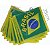 Varal COPA Bandeirola do Brasil SEDA - Cordão 10m - Imagem 2