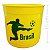 Balde Pipoca 3 Litros Copa do Mundo Brasil - Imagem 1