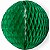 Globo Colméia 21cm - Ref. 08 - Verde Bandeira - Imagem 1
