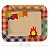 Bandeja Retangular de Papel Cartão Junino Kraft 33x40cm - Festança 23700292 - Imagem 1