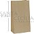 Saco de Papel Kraft 50 unid. - 21,5 x 12 x 7 cm - Imagem 1