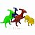 Brinquedo Super Dino 4 unid. Ref.6015 - Imagem 1