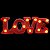 Luminária Led Decorativa Love 30 cm Ref. 9888 - Imagem 1