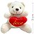 Lembrancinha de Pelúcia - Ursinho Love - Branco - Imagem 1