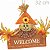 Espantalho Enfeite de Porta Welcome 32cm Ref. SH23002 - Imagem 2