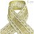 Fita de Juta Natural Metalizada Ouro Renda Cód. 374 - 50mm x 9,5m - Imagem 1