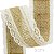 Fita de Juta Natural com Renda ref.368 - 5cm x 10m - Imagem 1
