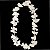 Colar Havaiano de Flores Plástico Branco - 10 unid. - Imagem 2