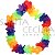 Colar Havaiano de Flores de Tecido Ref.1505-71 - Imagem 1