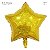 Balão Holográfico Estrela - Dourado 12.7cm 6 unid. - REF. Q00625 - Imagem 1