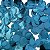 Confetes para Balões Metalizado 10gr - Azul Turquesa - Imagem 1