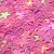Confete para Balões Estrela 7mm 15g - Holográfica Rosa - Imagem 1