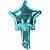 Balão Metal Estrela 9x9cm Azul REF 50005 - Imagem 2