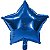 Balão Metal Estrela 45cm Azul - Imagem 1