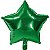 Balão Metal Estrela 35x35cm Verde - Imagem 2