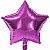 Balão Metal Estrela 35x35cm Pink - Imagem 1