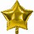 Balão Metal Estrela 35x35cm Ouro REF ZW-71620 - Imagem 2