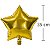 Balão Metal Estrela 35x35cm Ouro REF ZW-71620 - Imagem 1