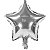 Balão Metal Estrela 21x21cm Prata - Ref. Q02533 - Imagem 2