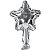 Balão Metal Estrela 11x11cm Prata REF. ZW-50005 - Imagem 2