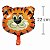 Balão Metal Animais Tigre 22cm - Imagem 1