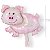 Balão Metal Animais - Porquinho 29 cm - Imagem 1
