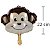 Balão Metal Animais - Macaco  22cm - Imagem 1