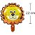 Balão Metal Animais -  Leão 22cm - Imagem 1