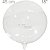 Balão Bubble Transparente Silicone 45cm - Imagem 1