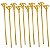 Suporte para Balão 30 cm - 10 unidades - Dourado - Imagem 1