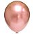 Balão Happy Day 5 Liso 25 unid. - Alumínio Rose Gold - Imagem 1