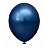 Balão Happy Day 9 Liso 25 unid. - Alumínio Azul Meia Noite - Imagem 1